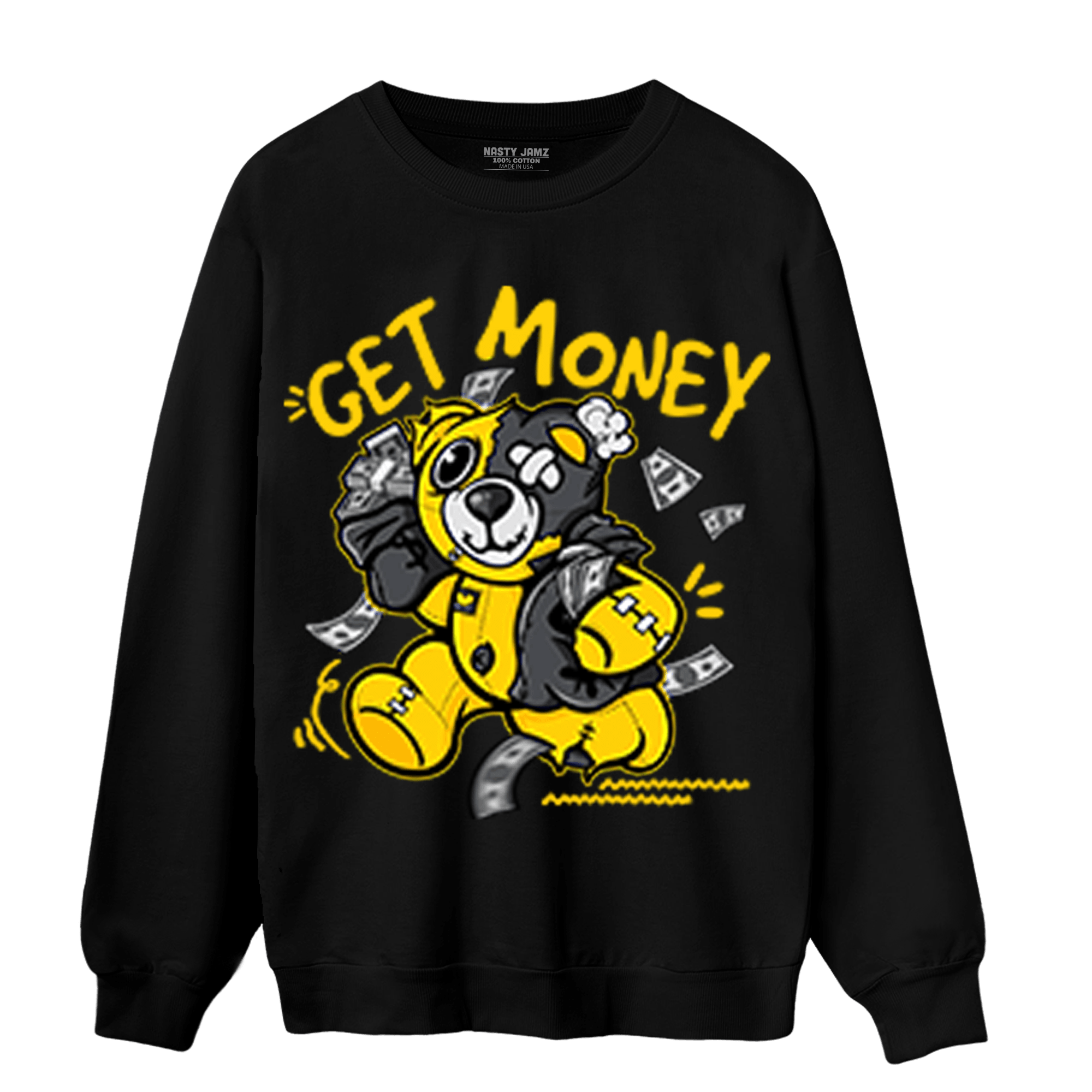 Thunder 4s Sweatshirt Match Get Money BER - NastyJamz