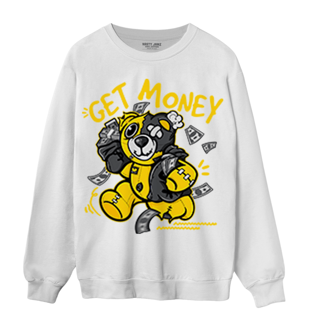 Thunder 4s Sweatshirt Match Get Money BER - NastyJamz