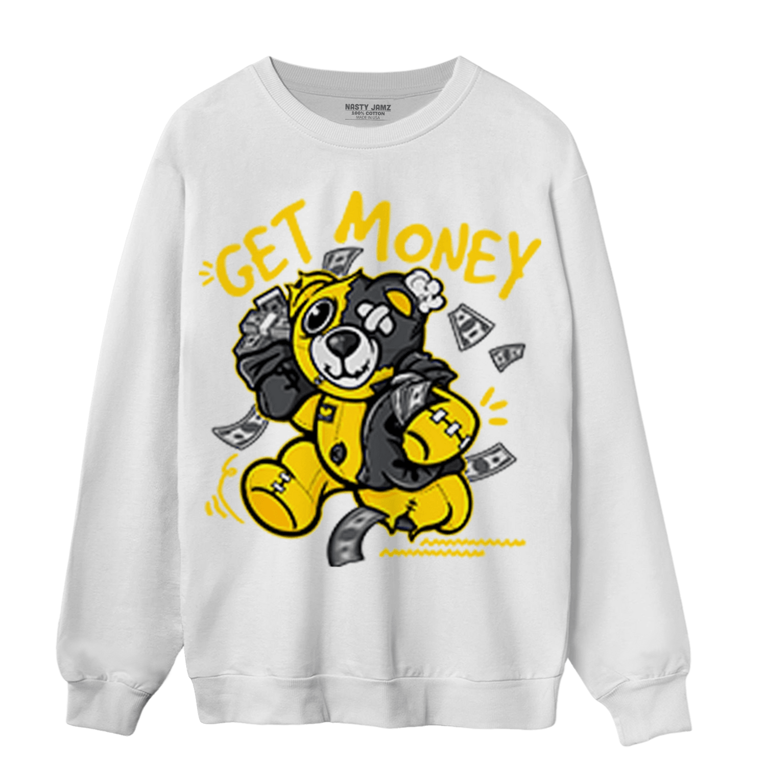 Thunder 4s Sweatshirt Match Get Money BER - NastyJamz