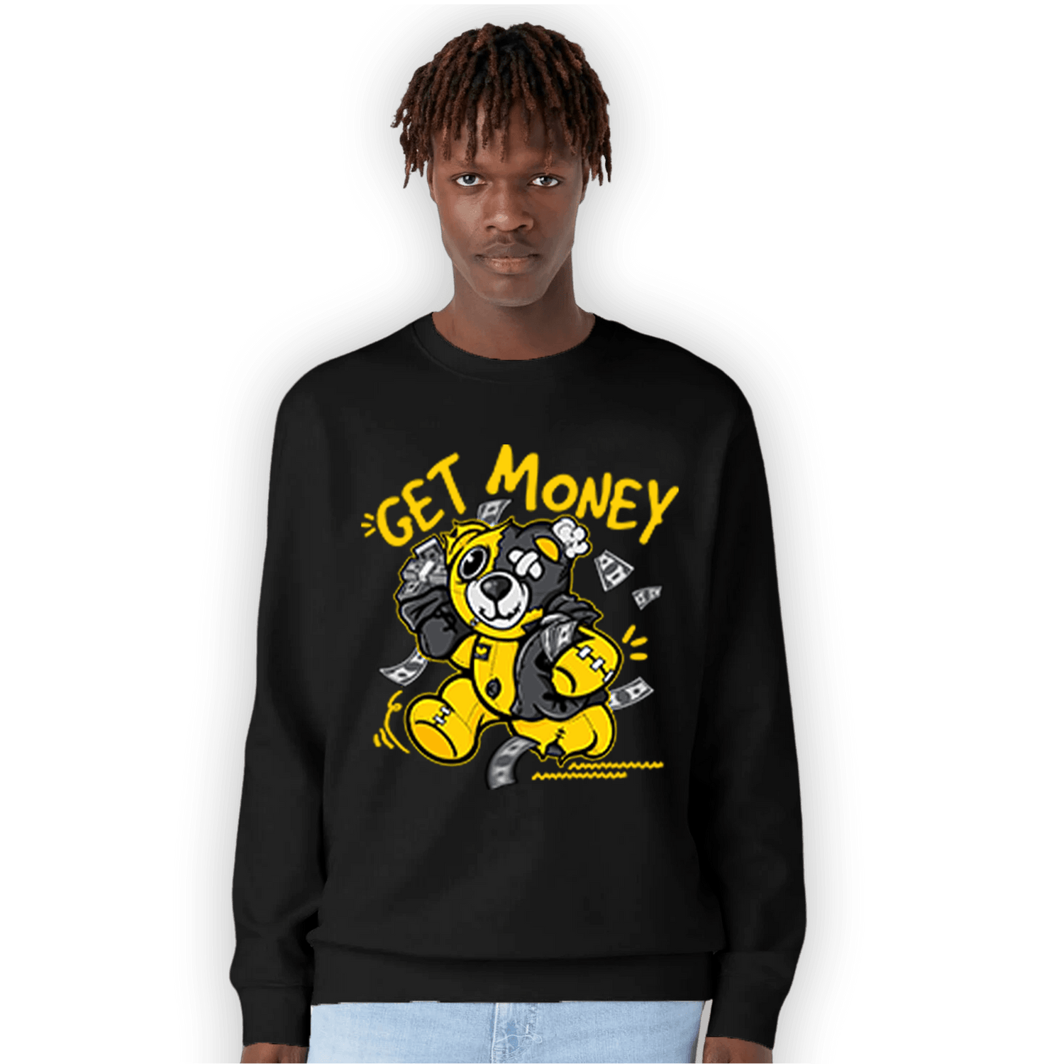 Thunder 4s Sweatshirt Match Get Money BER - NastyJamz