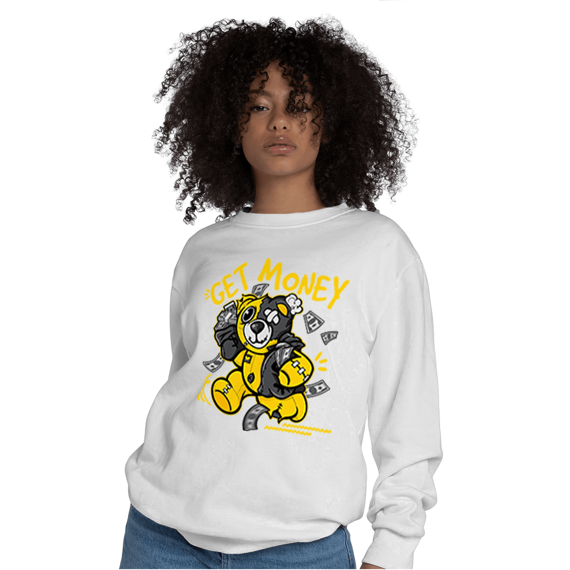 Thunder 4s Sweatshirt Match Get Money BER - NastyJamz