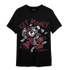 Burgundy 5s T Shirt Match Get Money BER - NastyJamz