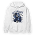 Midnight Navy 5s Hoodie Match Get Money BER - NastyJamz