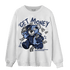Midnight Navy 5s Sweatshirt Match Get Money BER - NastyJamz