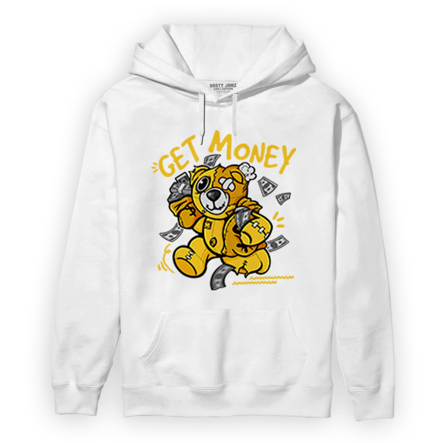 Yellow Ochre 6s Hoodie Match Get Money BER - NastyJamz