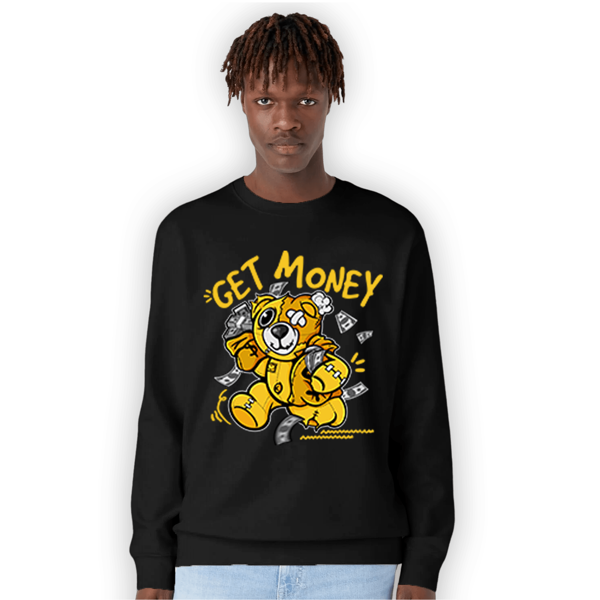 Yellow Ochre 6s Sweatshirt Match Get Money BER - NastyJamz