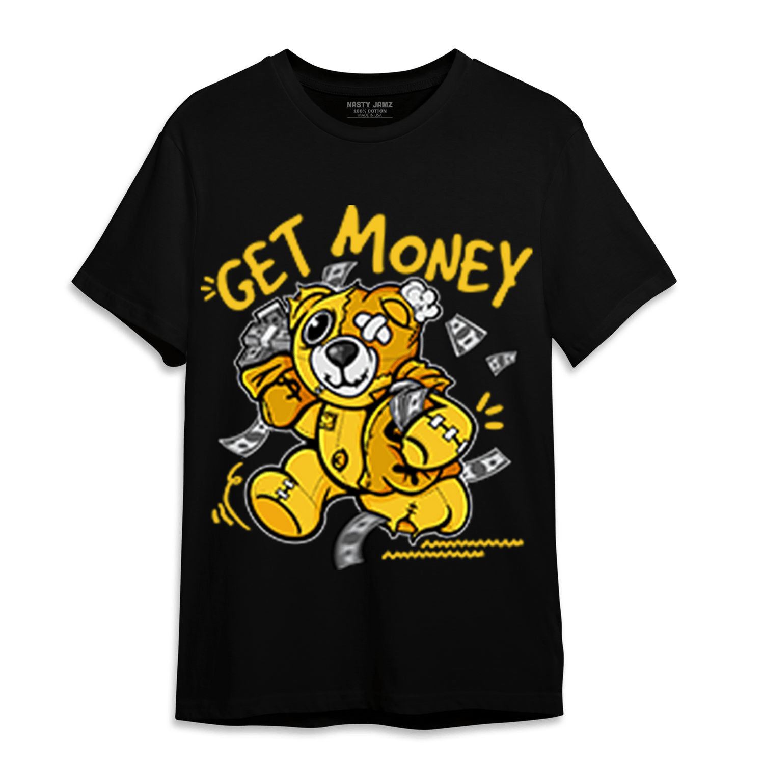 Yellow Ochre 6s T Shirt Match Get Money BER - NastyJamz