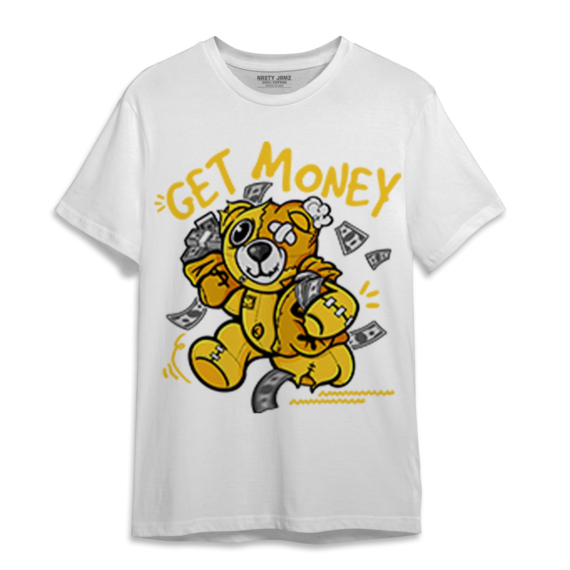 Yellow Ochre 6s T Shirt Match Get Money BER - NastyJamz