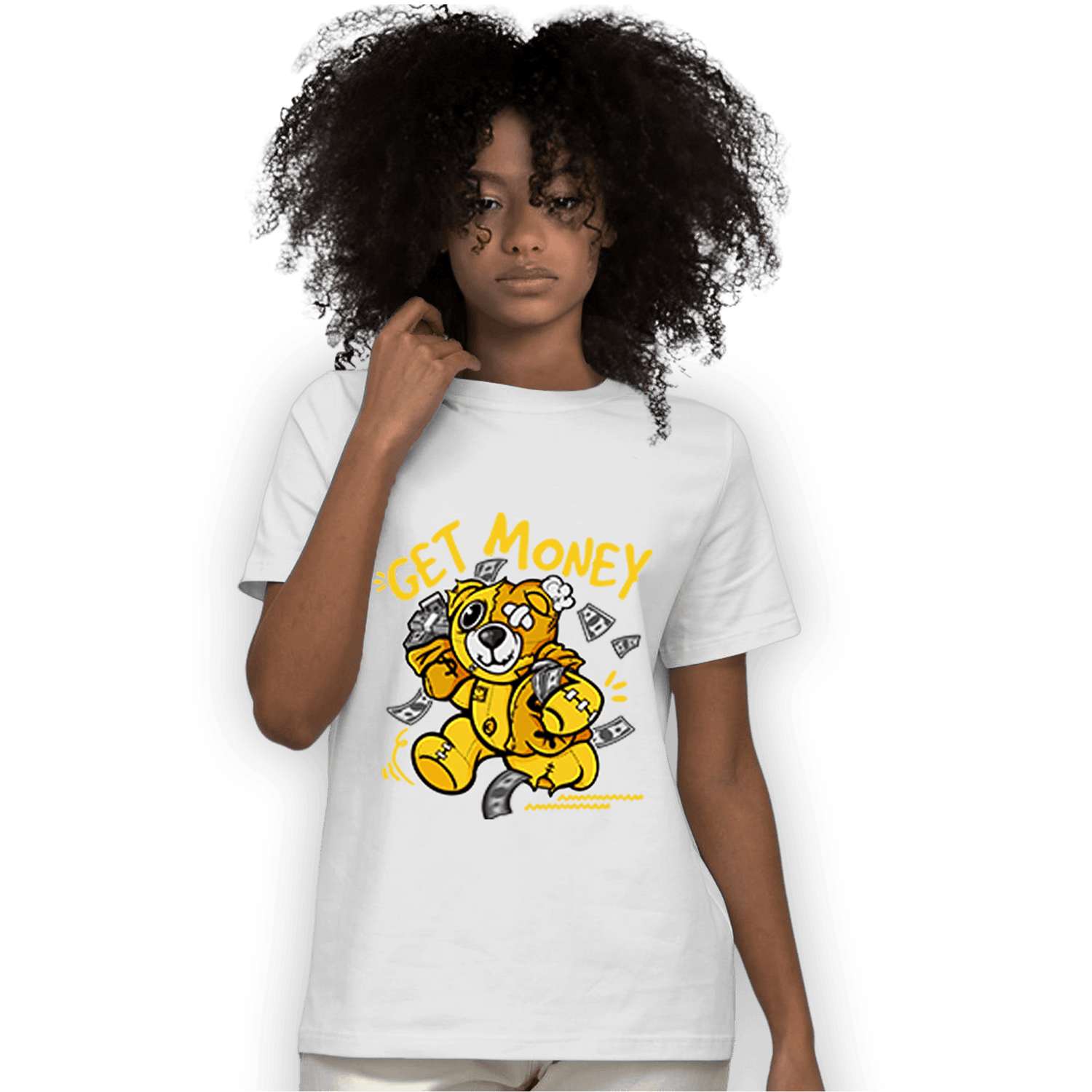 Yellow Ochre 6s T Shirt Match Get Money BER - NastyJamz