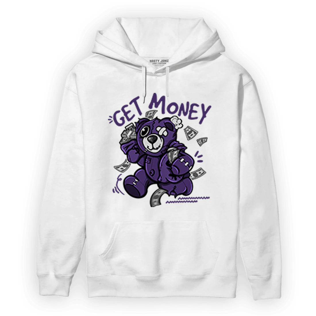 SB Dunk Low Court Purple Hoodie Match Get Money BER - NastyJamz