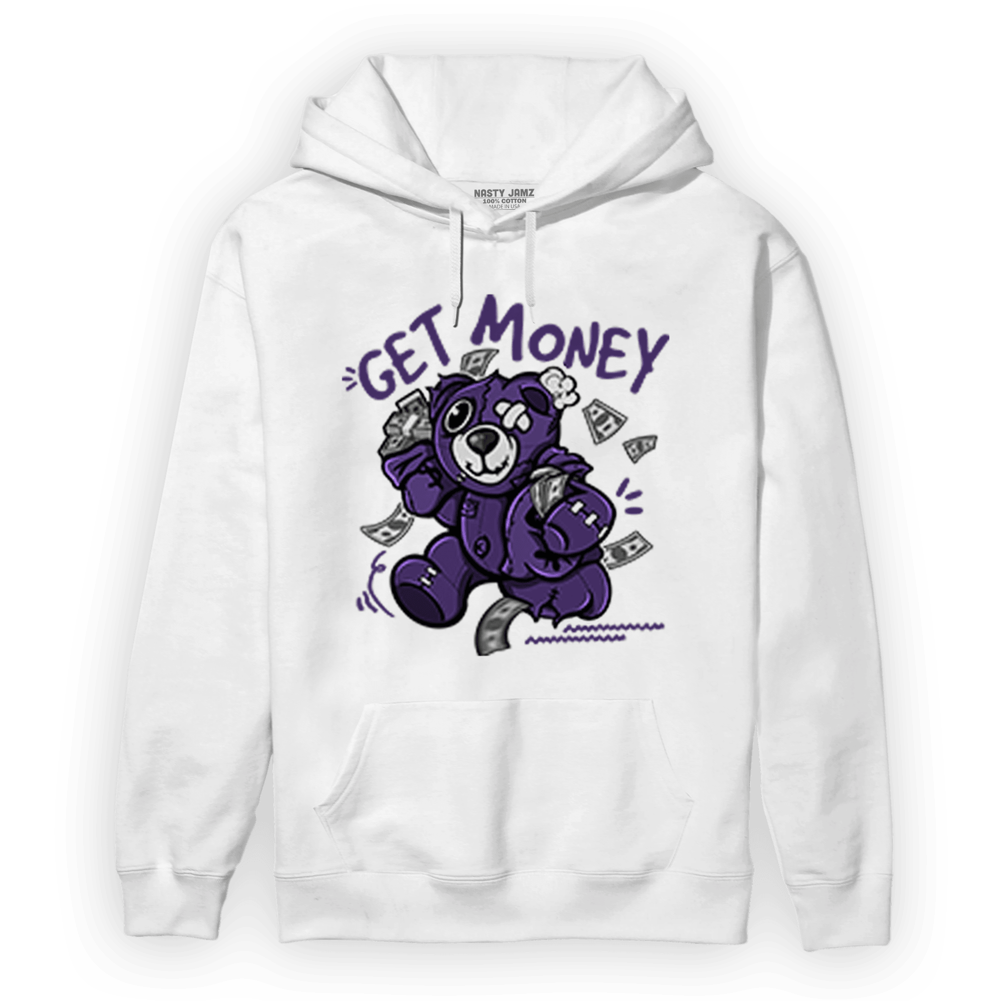 SB Dunk Low Court Purple Hoodie Match Get Money BER - NastyJamz