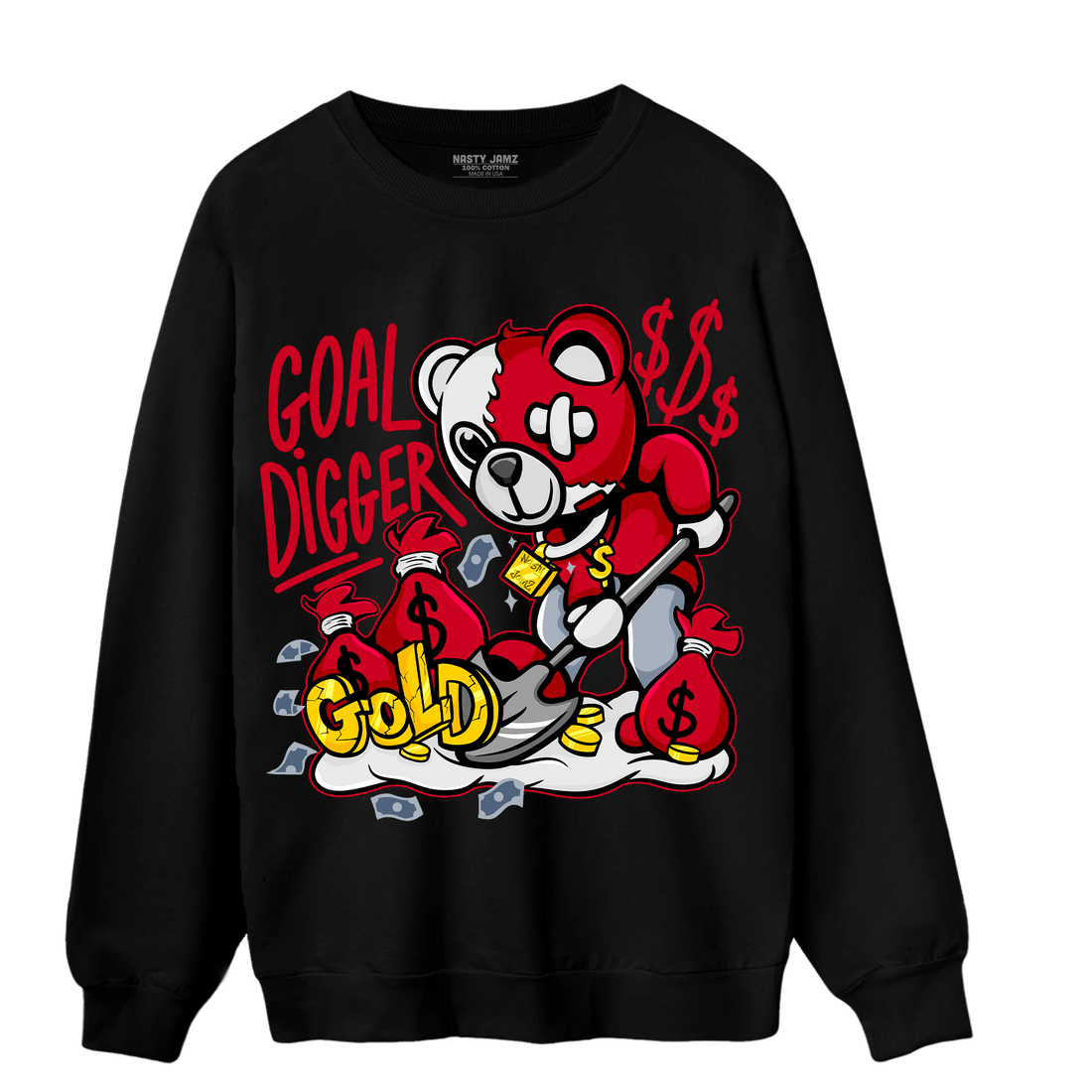 Cherry 11s Sweatshirt Match Goal Digger BER - NastyJamz