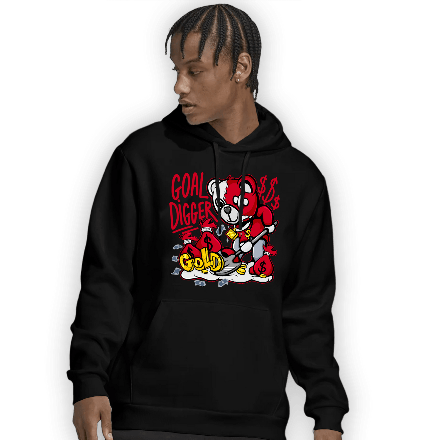 Cherry 11s Hoodie Match Goal Digger BER - NastyJamz