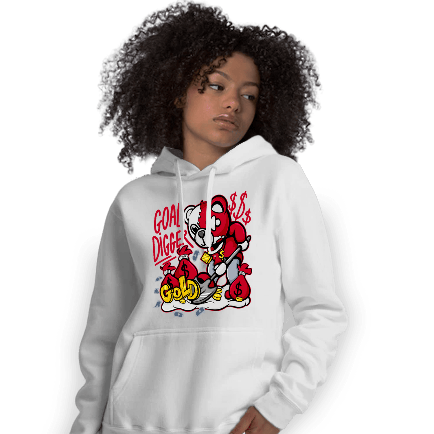 Cherry 11s Hoodie Match Goal Digger BER - NastyJamz