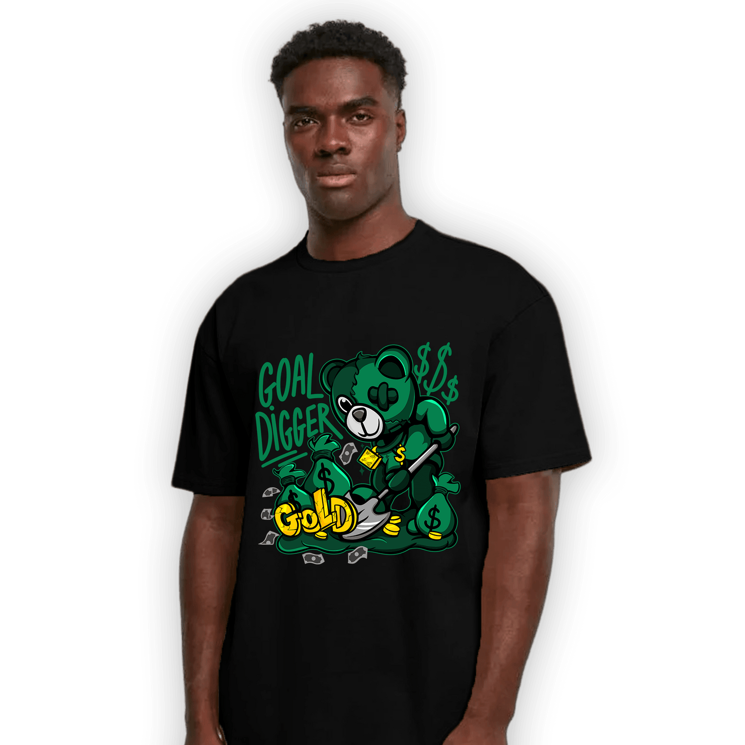 Celtic Lucky Green 1s T Shirt Match Goal Digger BER - NastyJamz