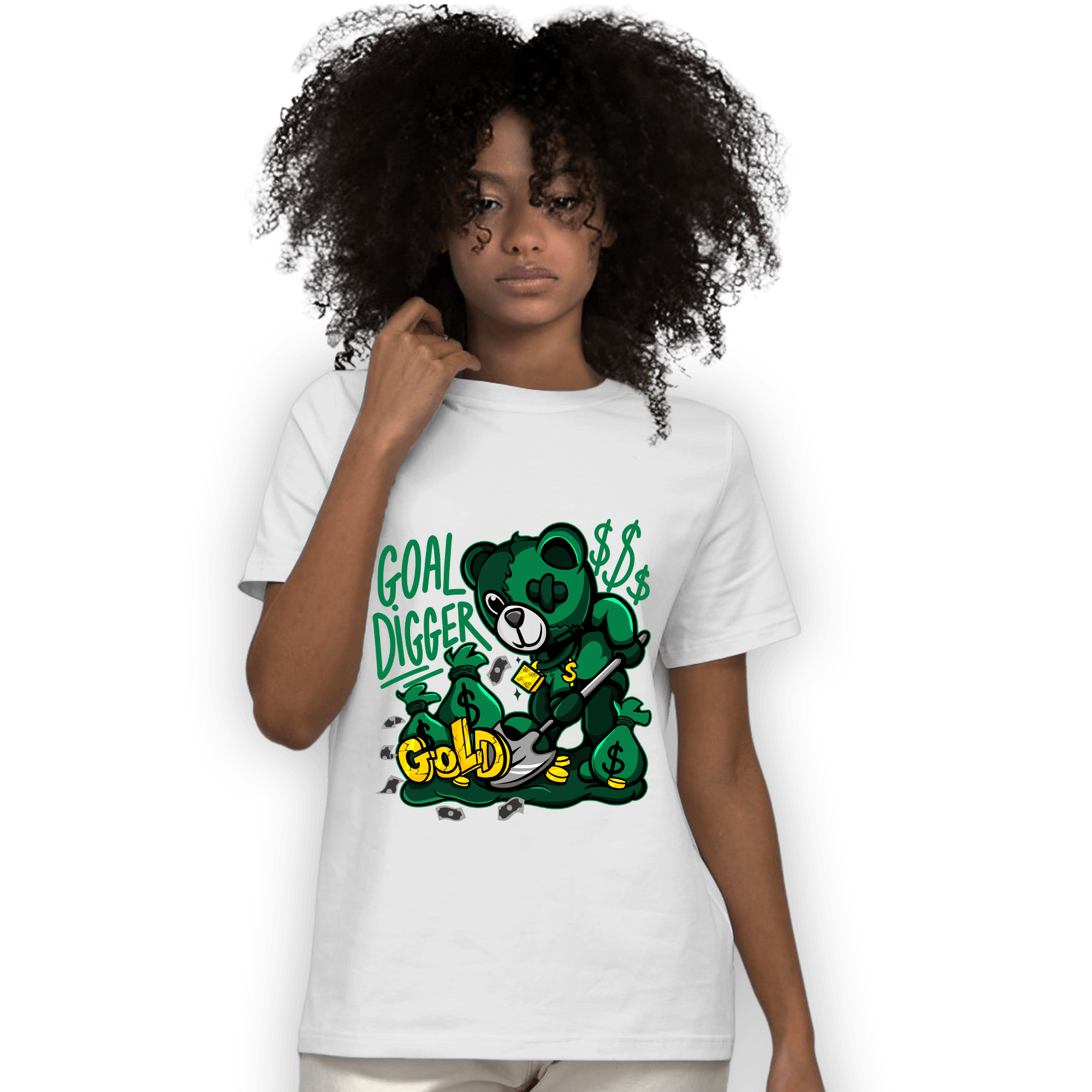 Celtic Lucky Green 1s T Shirt Match Goal Digger BER - NastyJamz