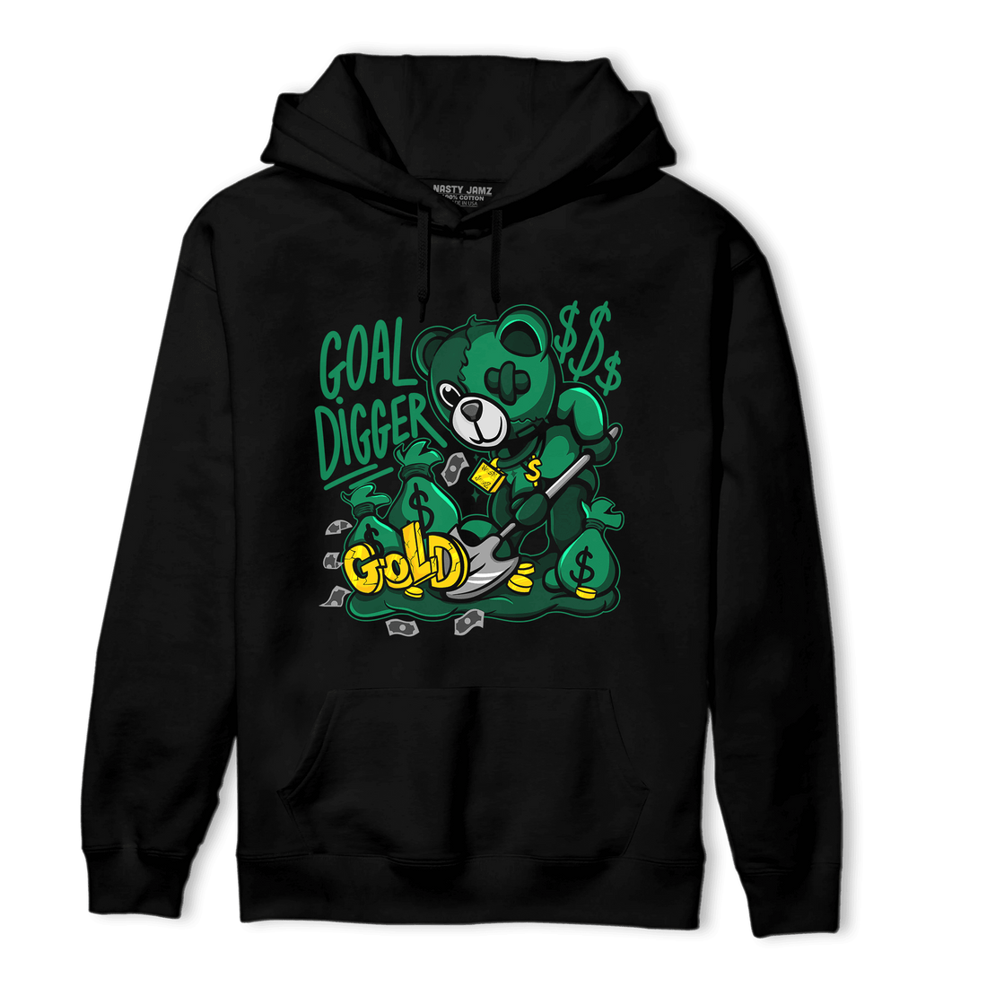 Celtic Lucky Green 1s Hoodie Match Goal Digger BER - NastyJamz