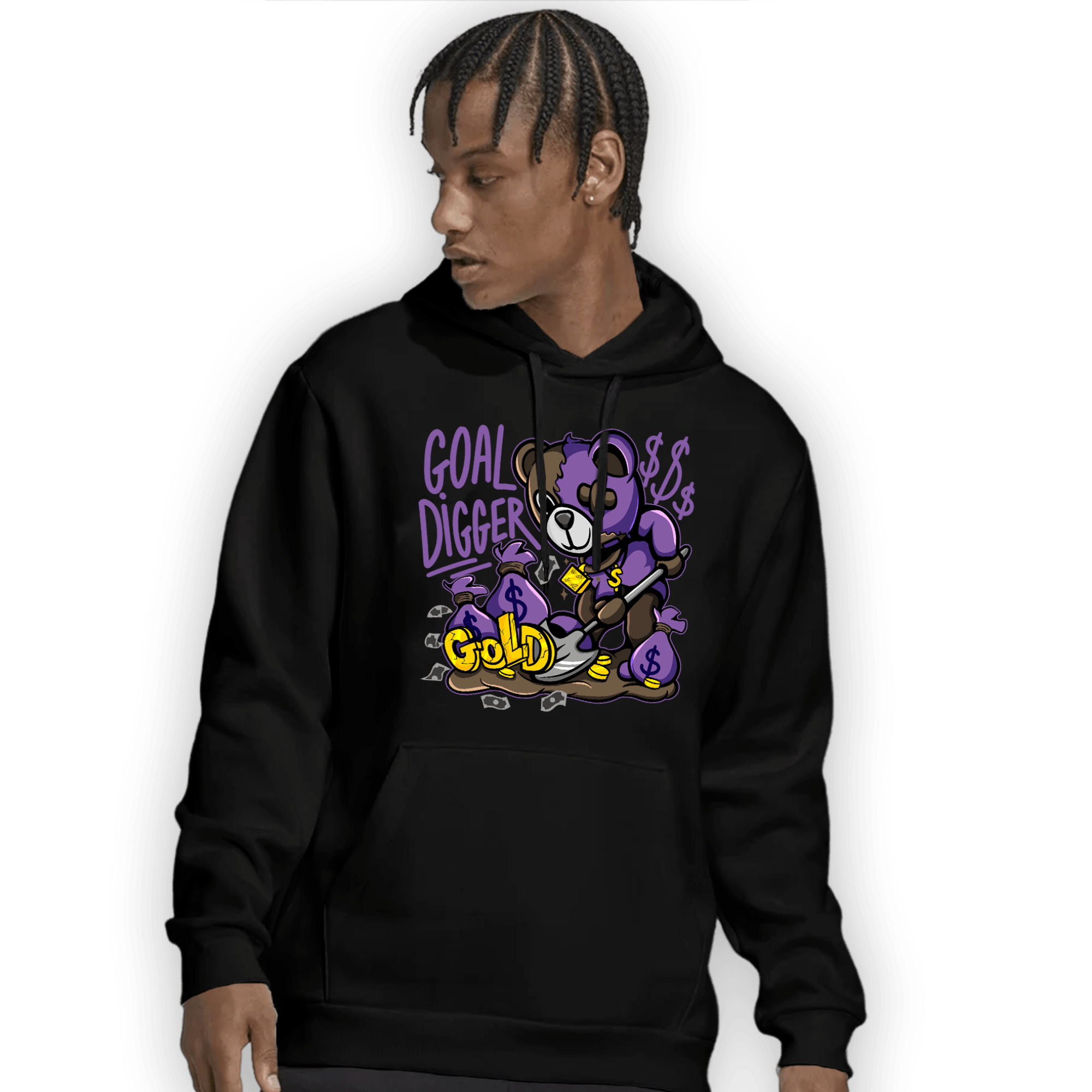 Mid Palomino 1s Hoodie Match Goal Digger BER - NastyJamz