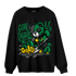 Lucky Green 3s Sweatshirt Match Goal Digger BER - NastyJamz