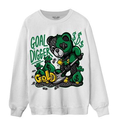 Lucky Green 3s Sweatshirt Match Goal Digger BER - NastyJamz