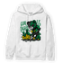 Lucky Green 3s Hoodie Match Goal Digger BER - NastyJamz