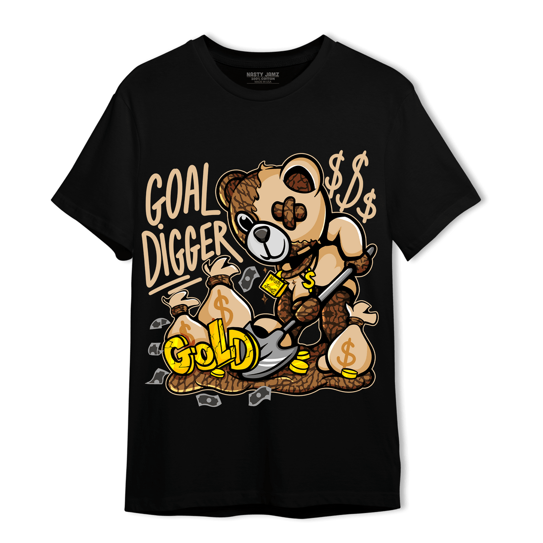 Palomino 3s T Shirt Match Goal Digger BER - NastyJamz