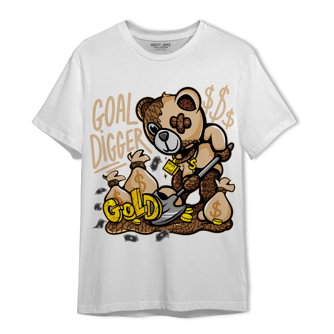 Palomino 3s T Shirt Match Goal Digger BER - NastyJamz