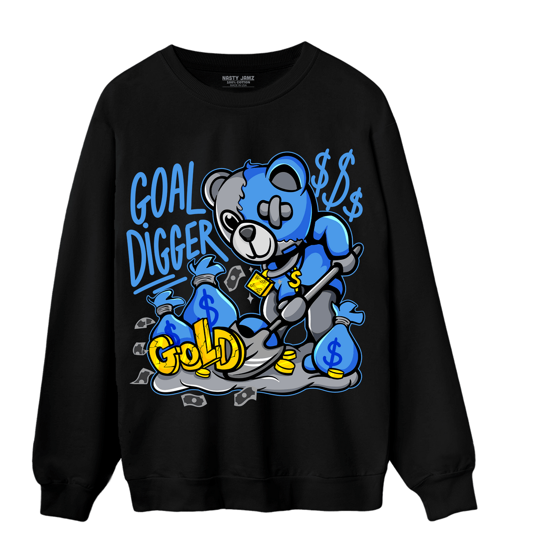 University Blue 5s Sweatshirt Match Goal Digger BER - NastyJamz