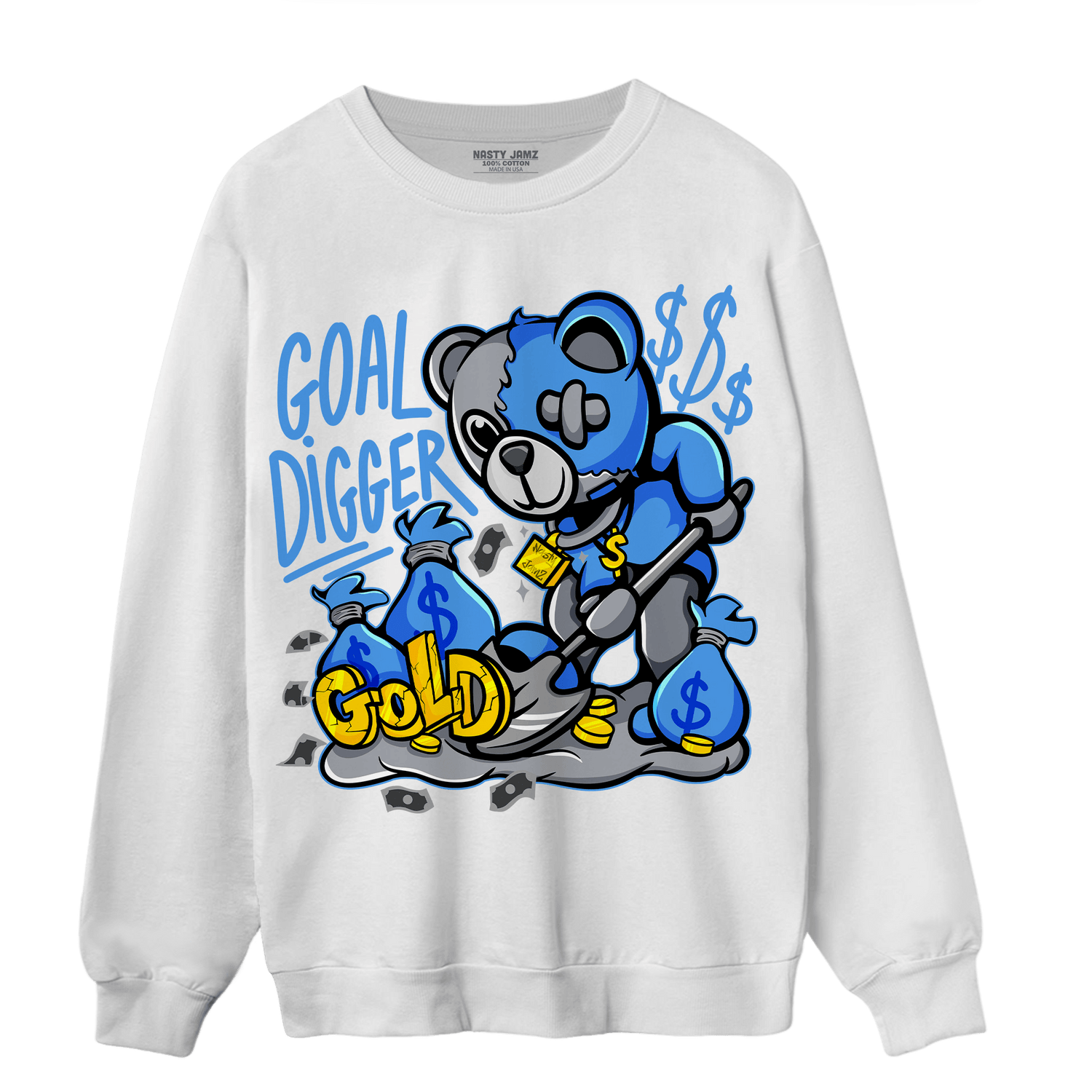 University Blue 5s Sweatshirt Match Goal Digger BER - NastyJamz