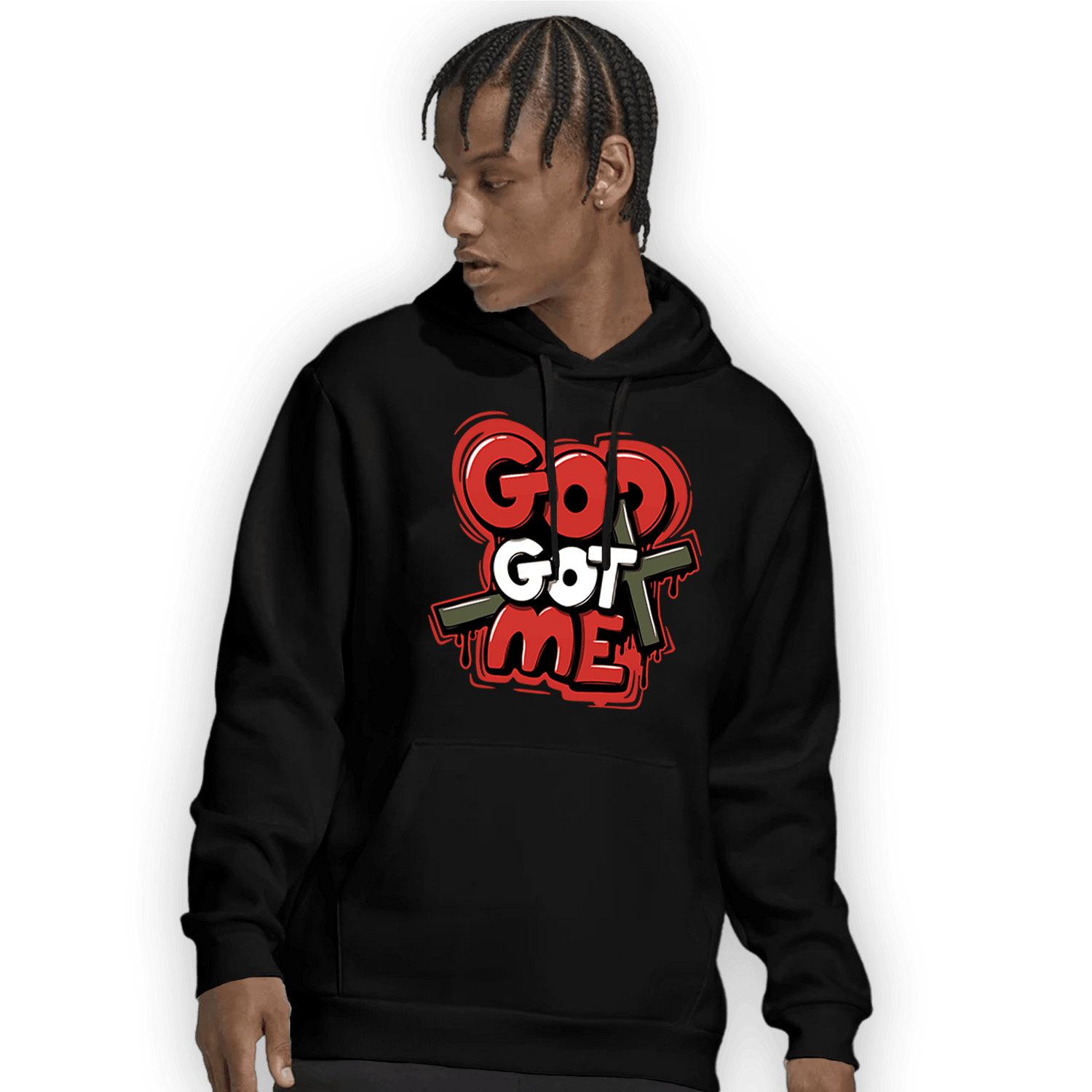 Dunk Low Mystic Red Hoodie Match God Got Me - NastyJamz