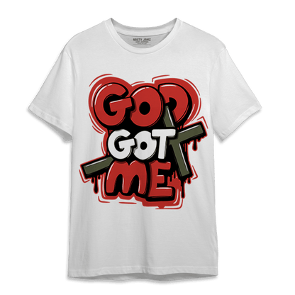 Dunk Low Mystic Red T Shirt Match God Got Me - NastyJamz