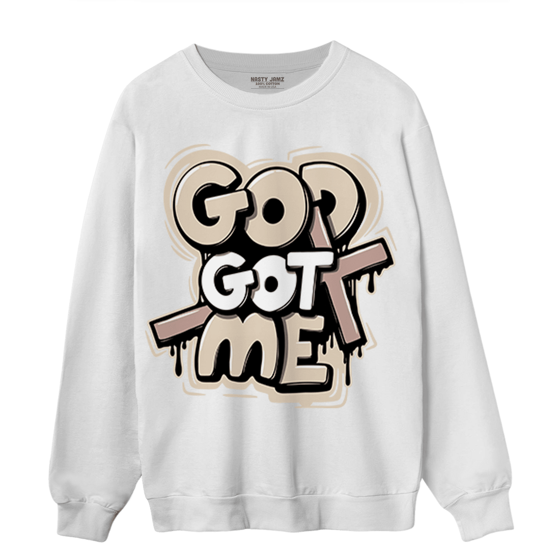 Dunk Low Twist Sanddrift Sweatshirt Match God Got Me - NastyJamz