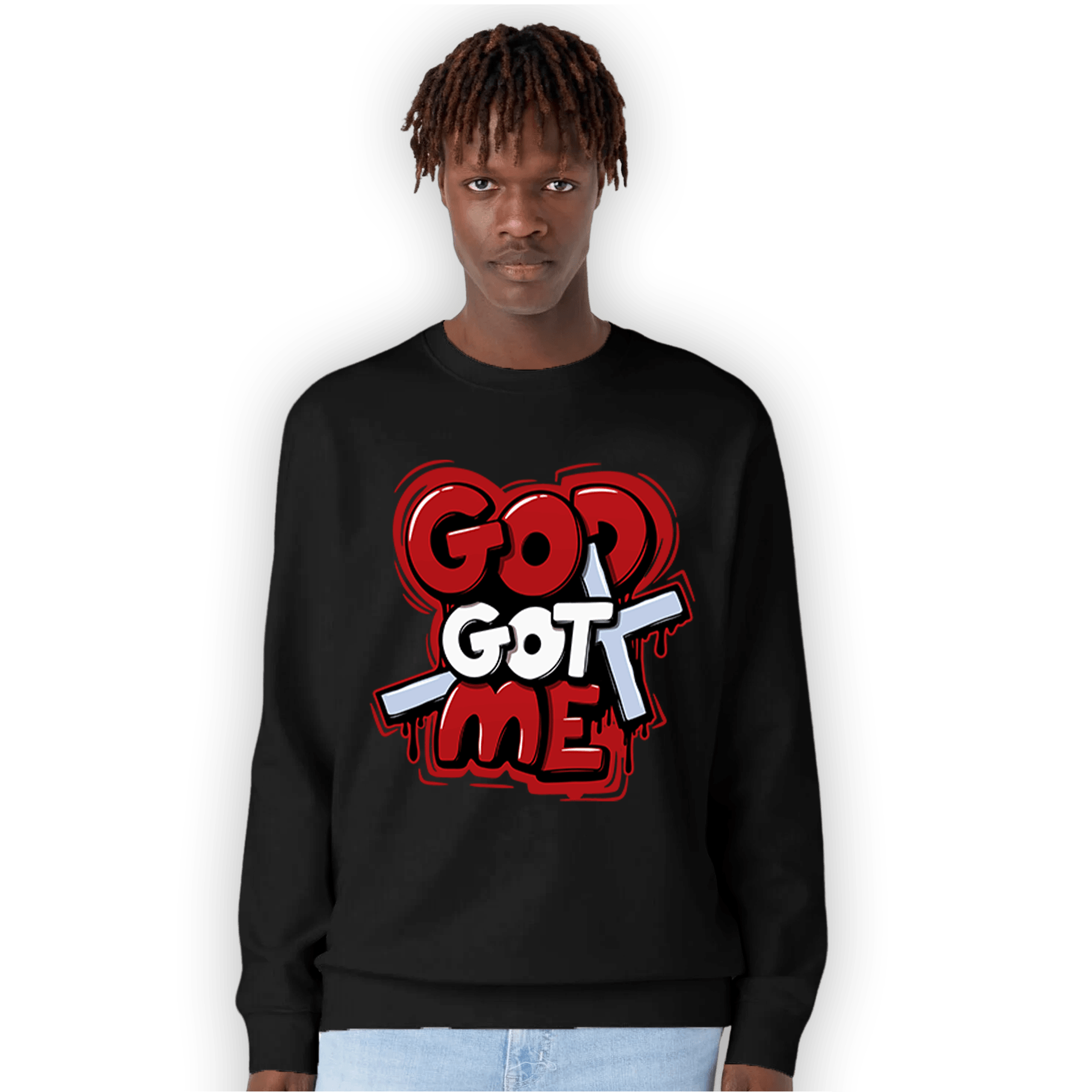 Cherry 11s Sweatshirt Match God Got Me - NastyJamz