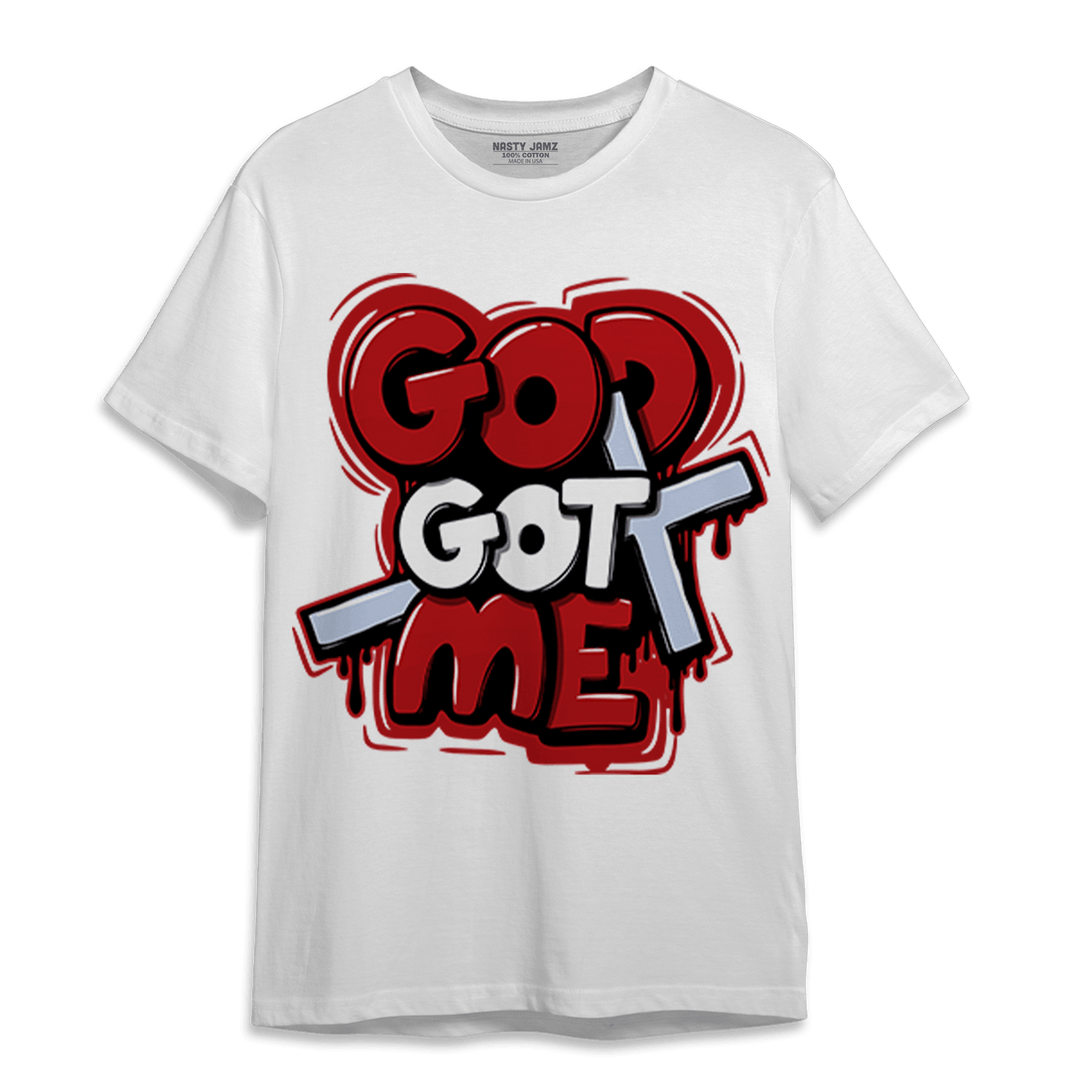 Cherry 11s T Shirt Match God Got Me - NastyJamz