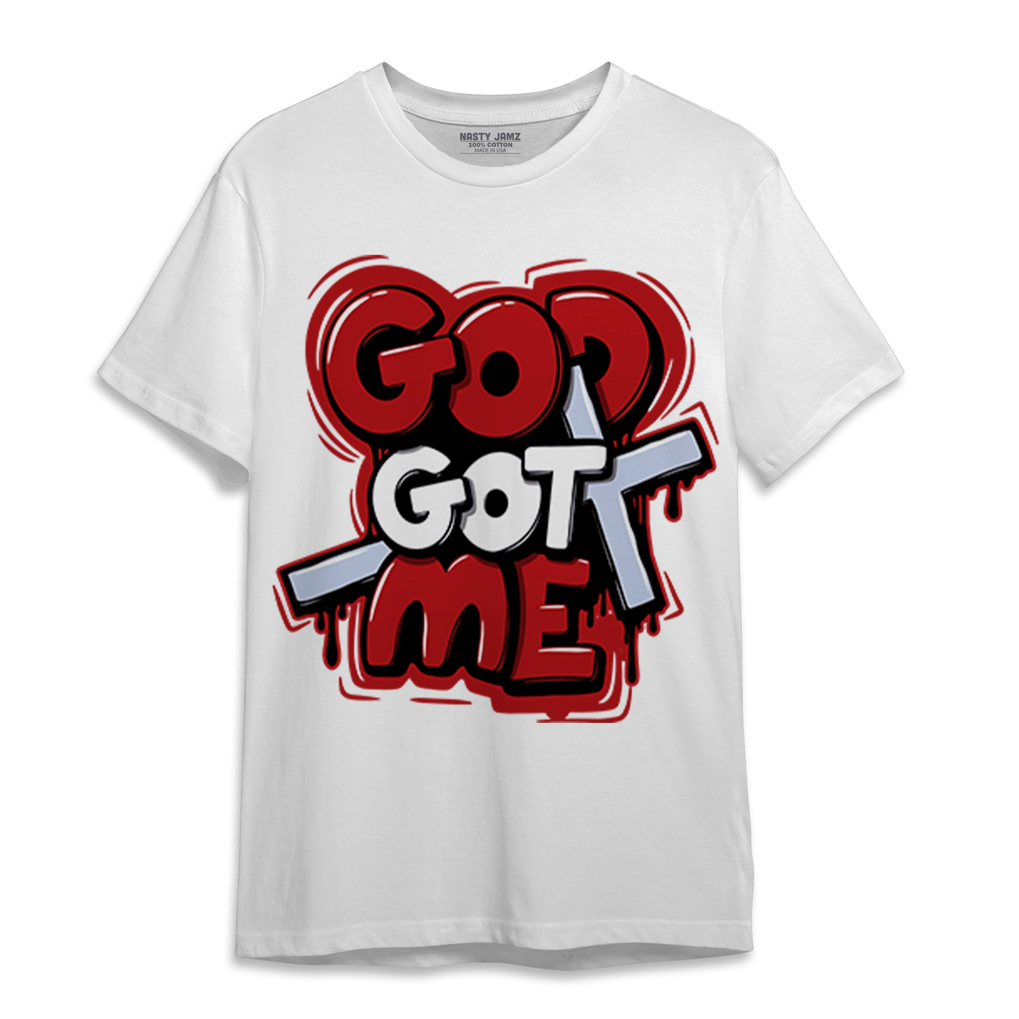 Cherry 11s T Shirt Match God Got Me - NastyJamz