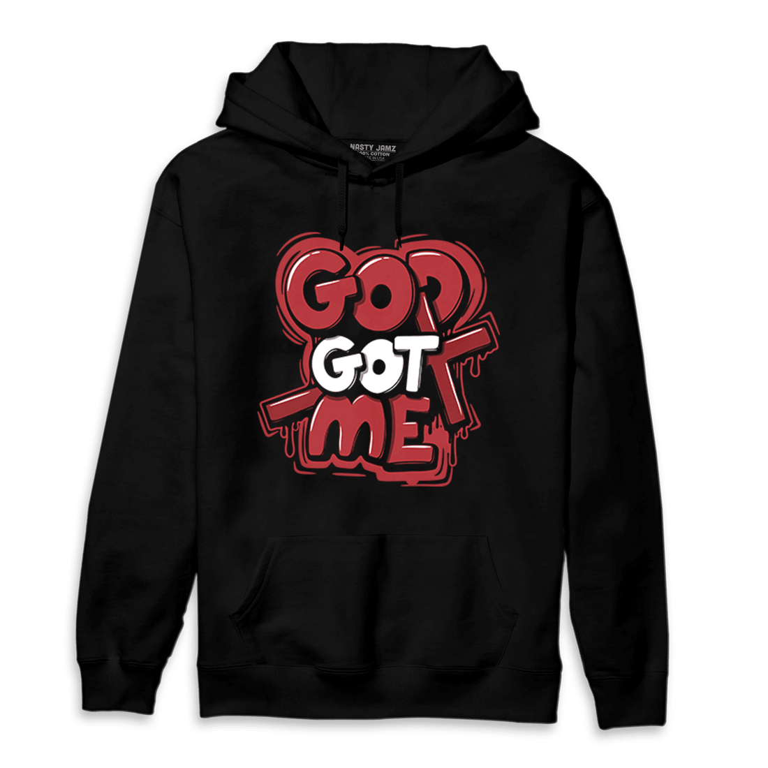 Cherry 12s Hoodie Match God Got Me - NastyJamz
