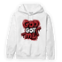 Cherry 12s Hoodie Match God Got Me - NastyJamz