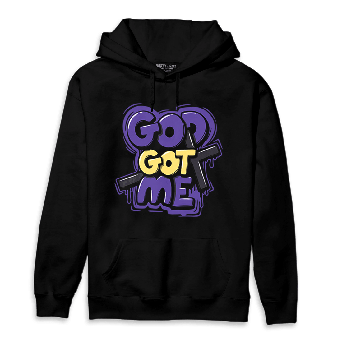 Field Purple 12s Hoodie Match God Got Me - NastyJamz