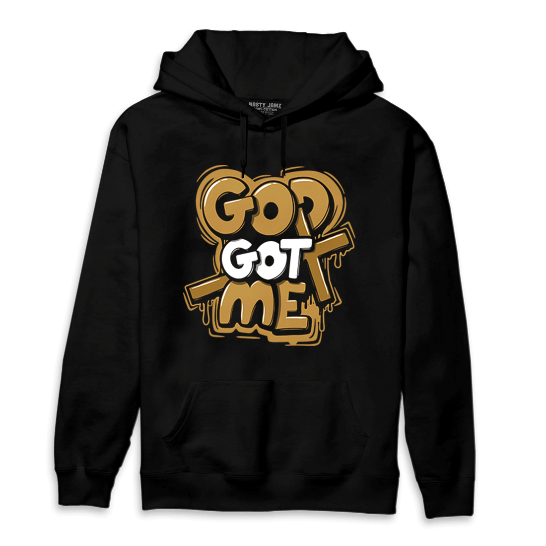 Wheat 13s Hoodie Match God Got Me - NastyJamz