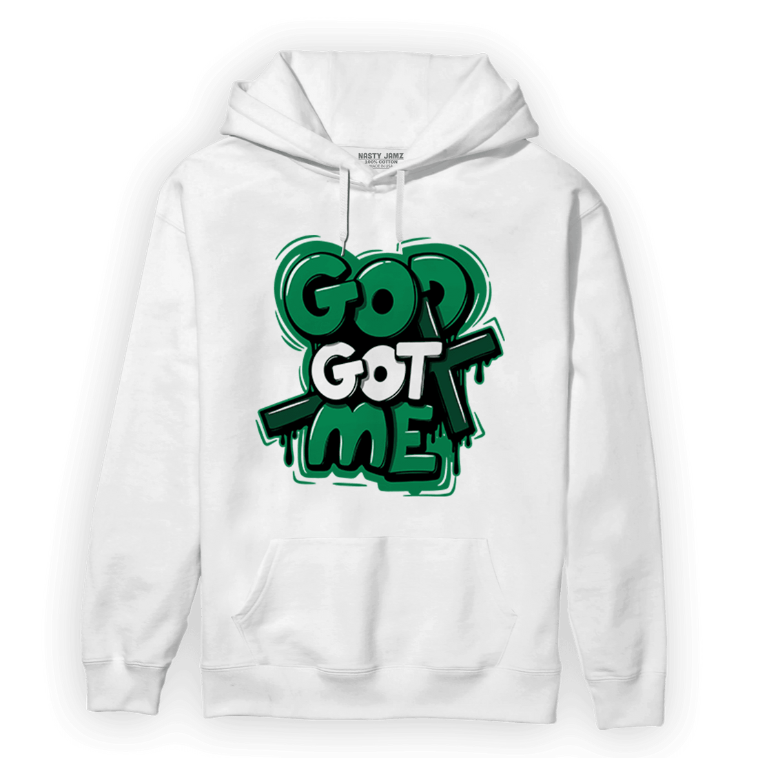 Celtic Lucky Green 1s Hoodie Match God Got Me - NastyJamz