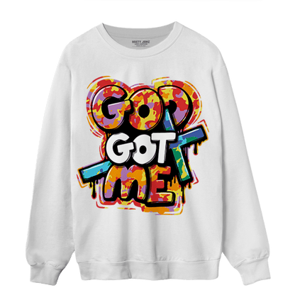 Mid GS Six Championships 1s Sweatshirt Match God Got Me - NastyJamz