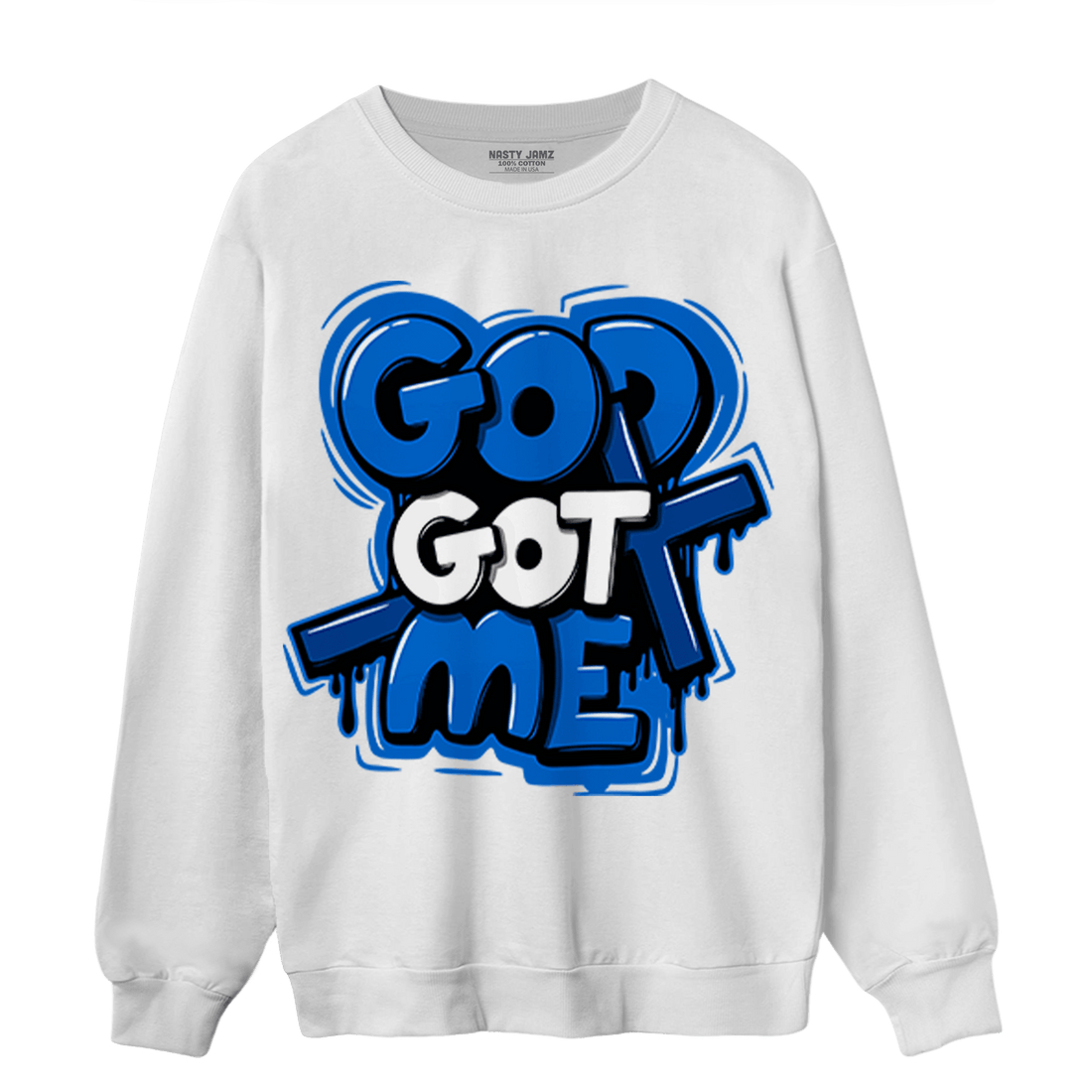 Royal Reimagined 1s Sweatshirt Match God Got Me - NastyJamz