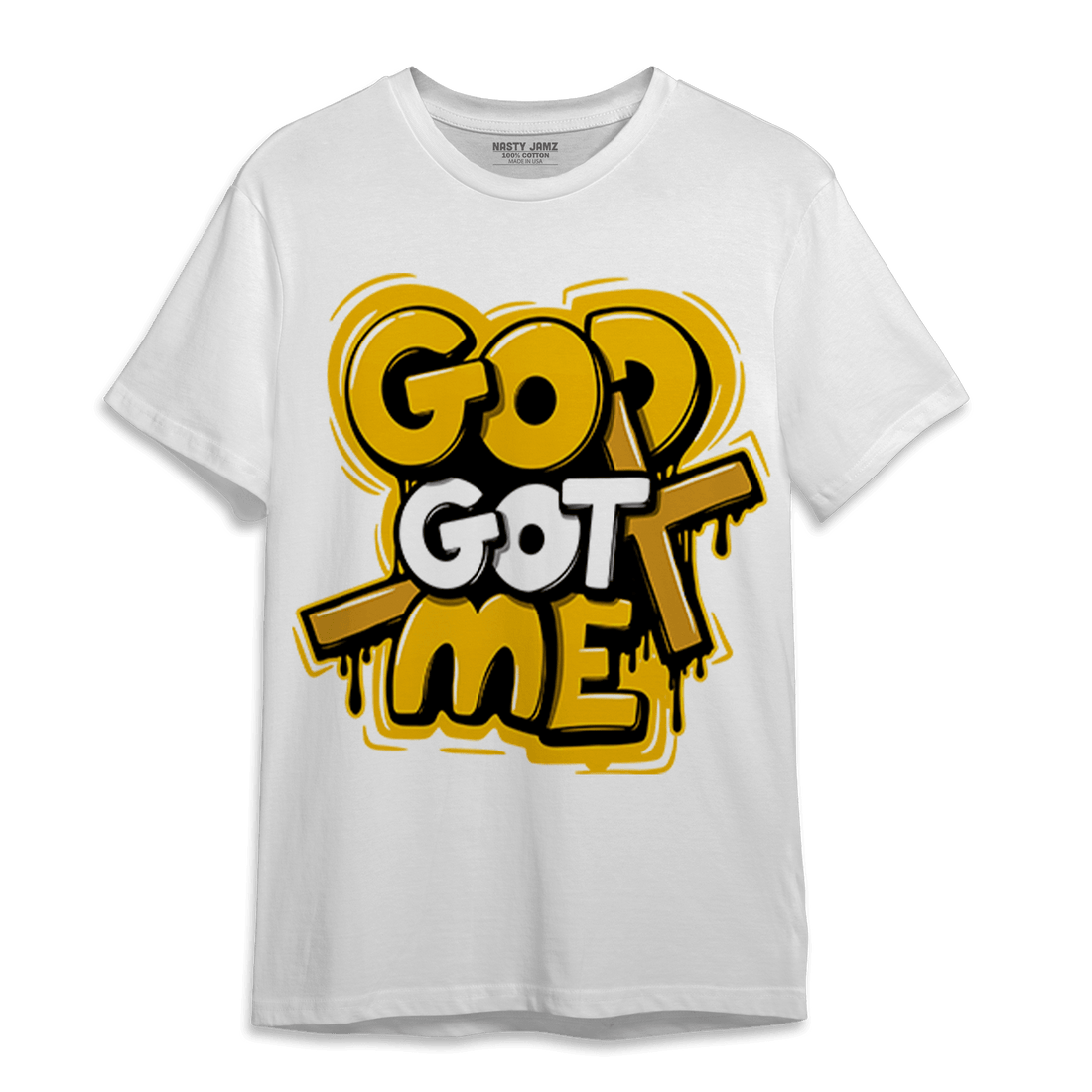 Yellow Ochre 1s T Shirt Match God Got Me - NastyJamz