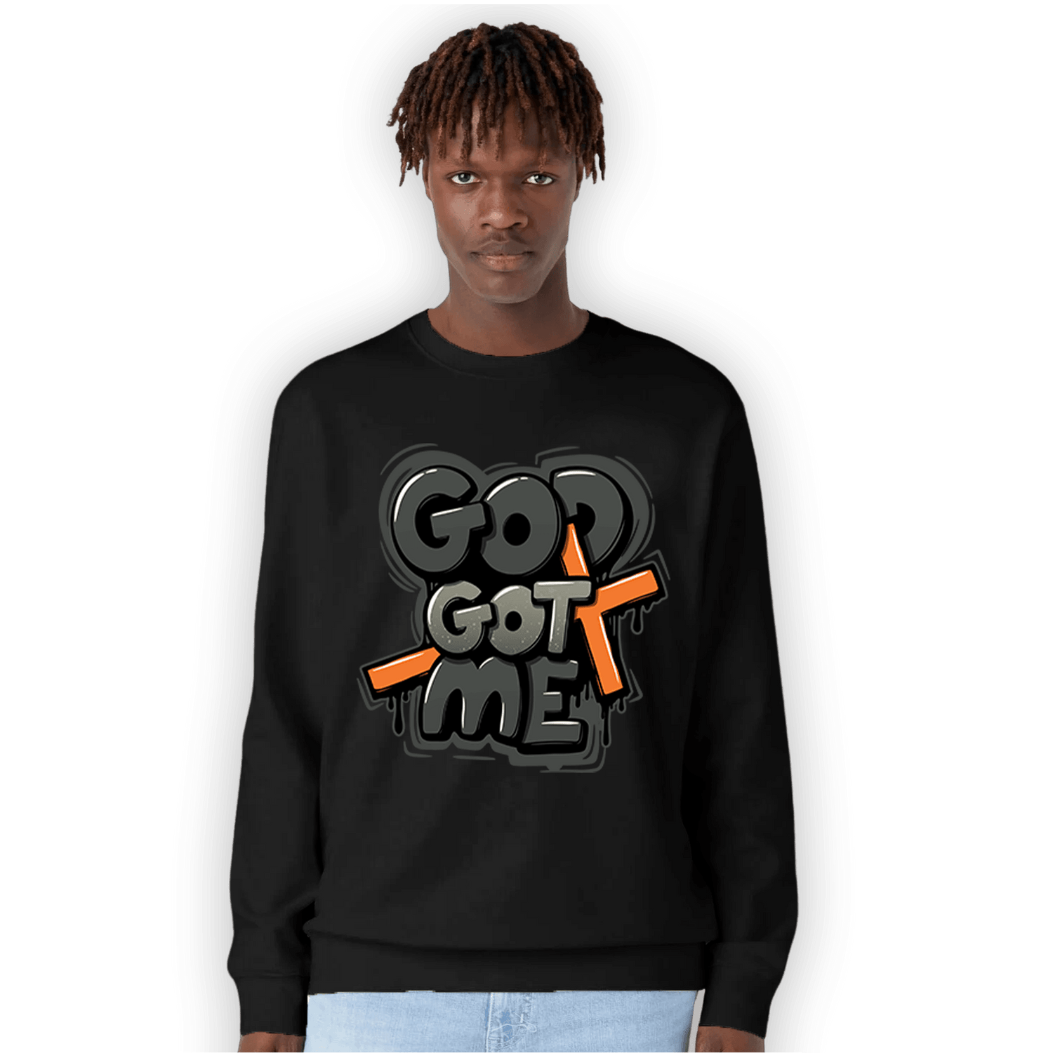 Fear Pack 3s Sweatshirt Match God Got Me - NastyJamz