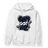 White Navy 3s Hoodie Match God Got Me - NastyJamz