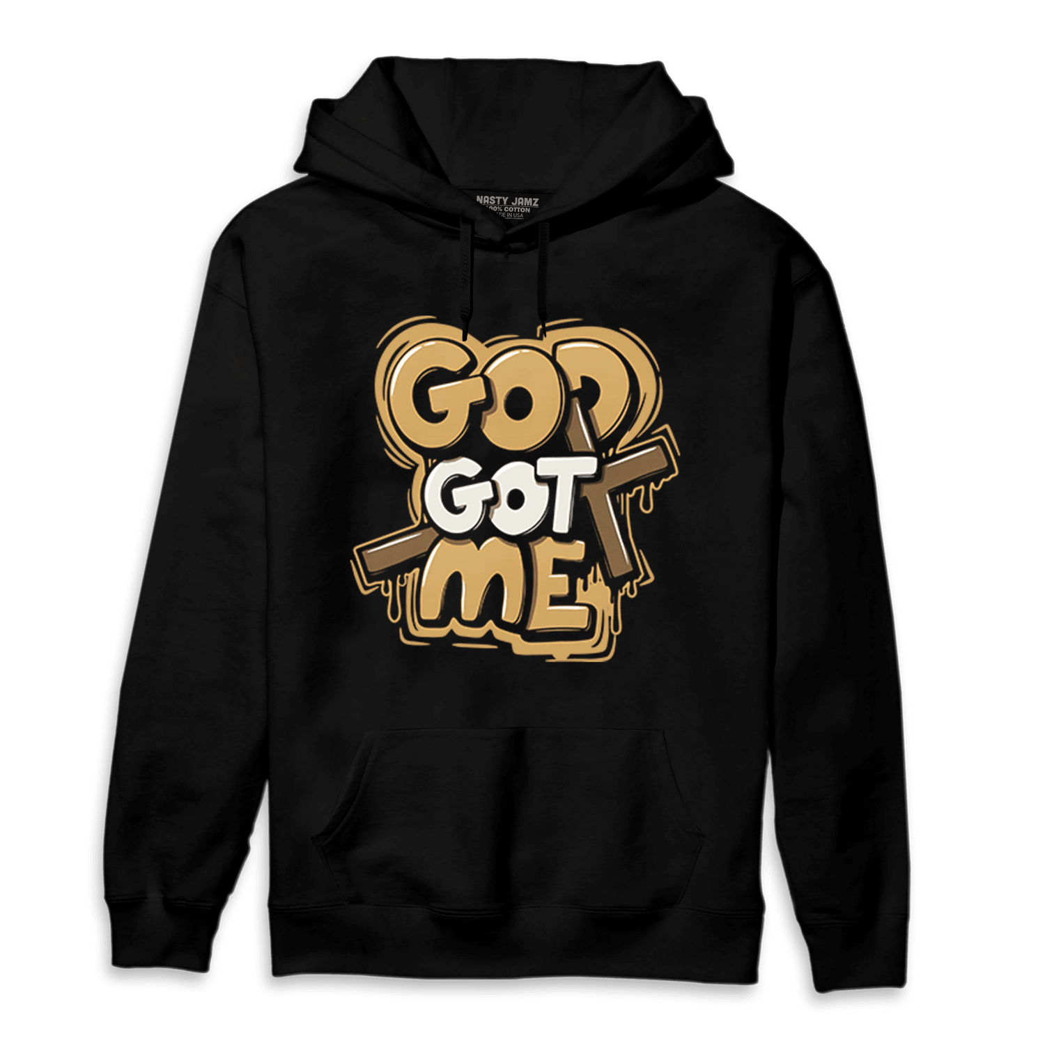 Cacao Wow 4s Hoodie Match God Got Me - NastyJamz