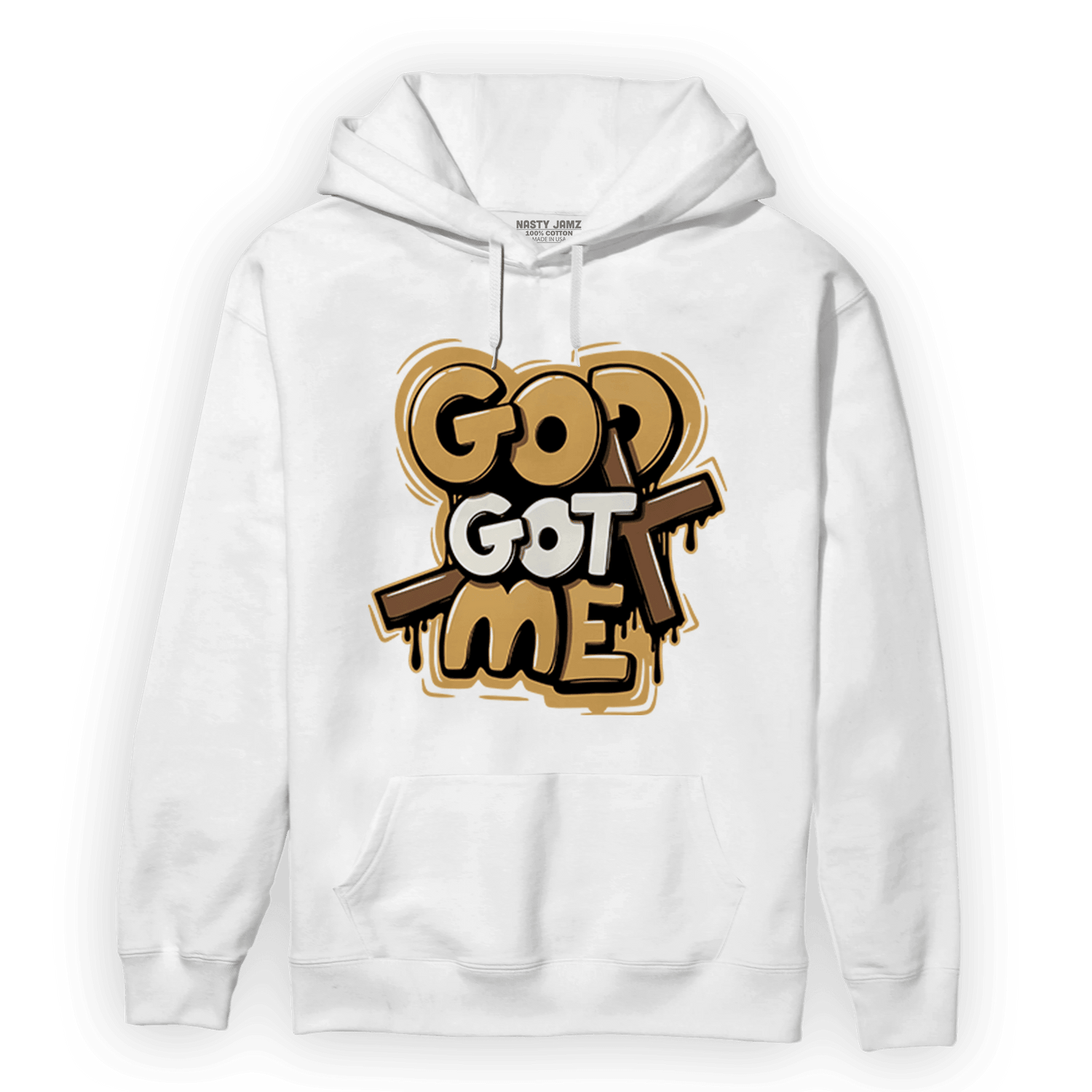 Cacao Wow 4s Hoodie Match God Got Me - NastyJamz