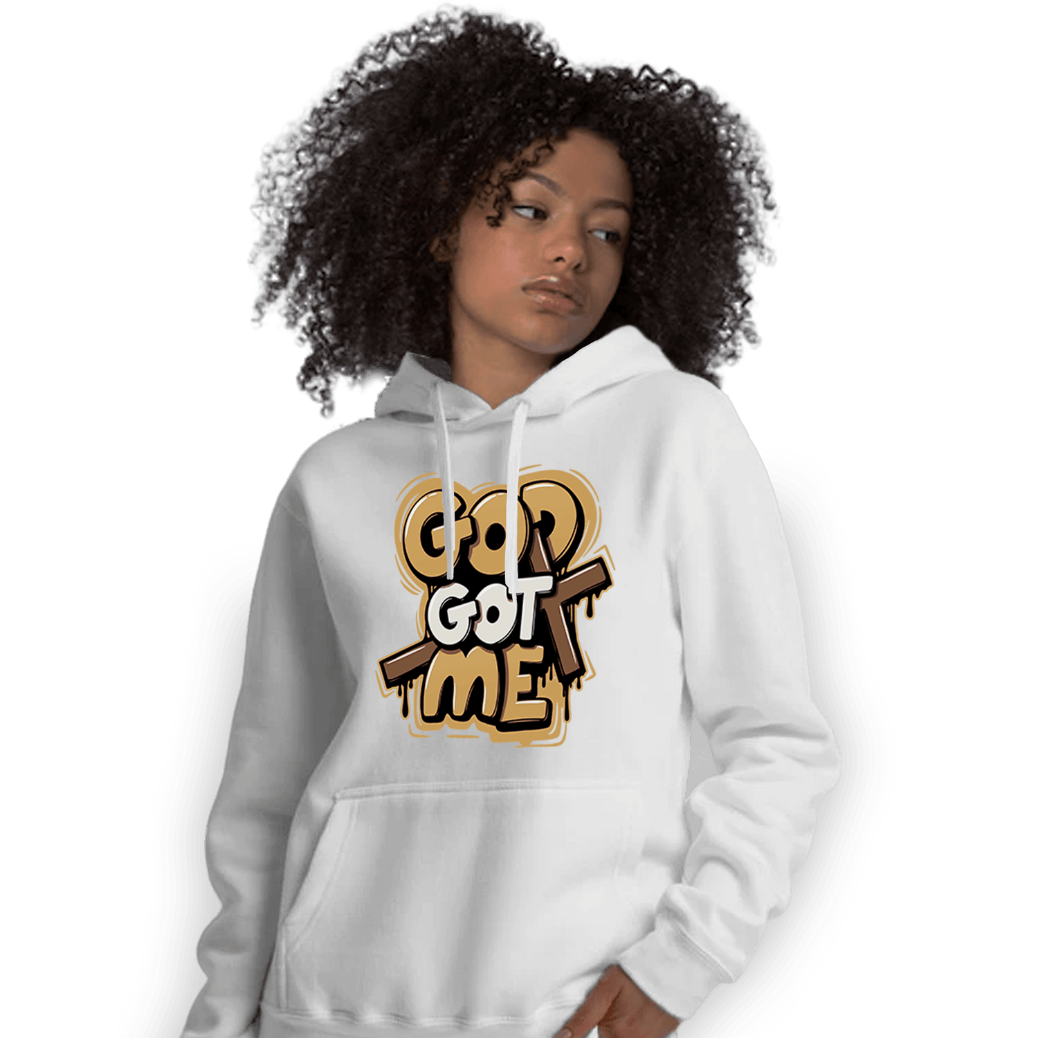 Cacao Wow 4s Hoodie Match God Got Me - NastyJamz