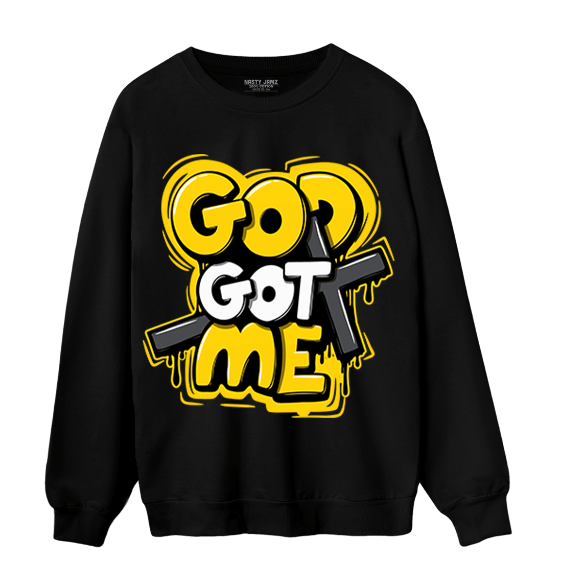 Thunder 4s Sweatshirt Match God Got Me - NastyJamz