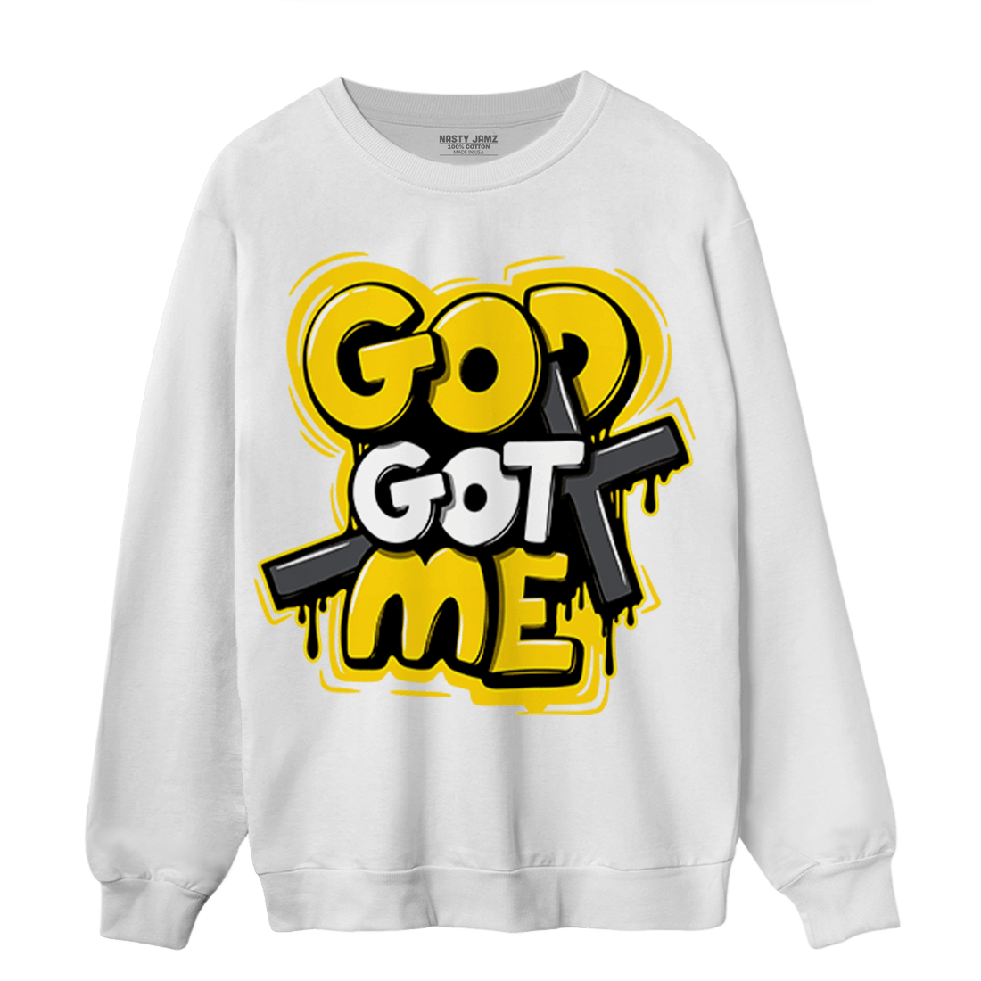 Thunder 4s Sweatshirt Match God Got Me - NastyJamz